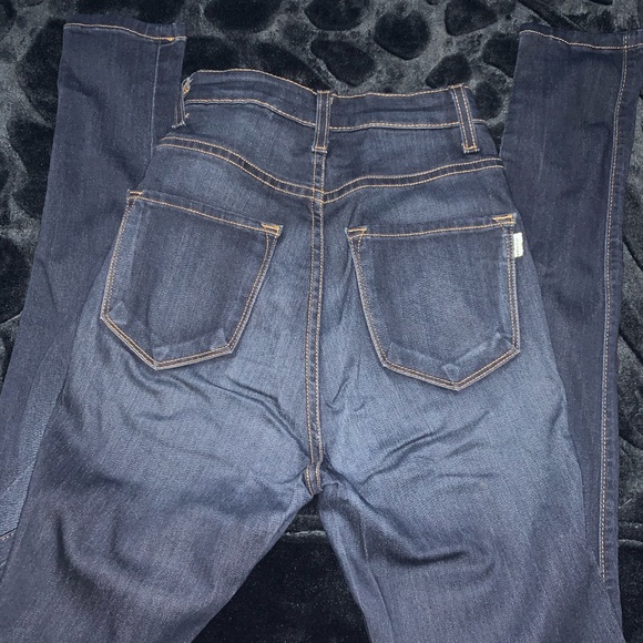 Fashion Nova High Waisted Classic Blue Jeans - Picture 4 of 4